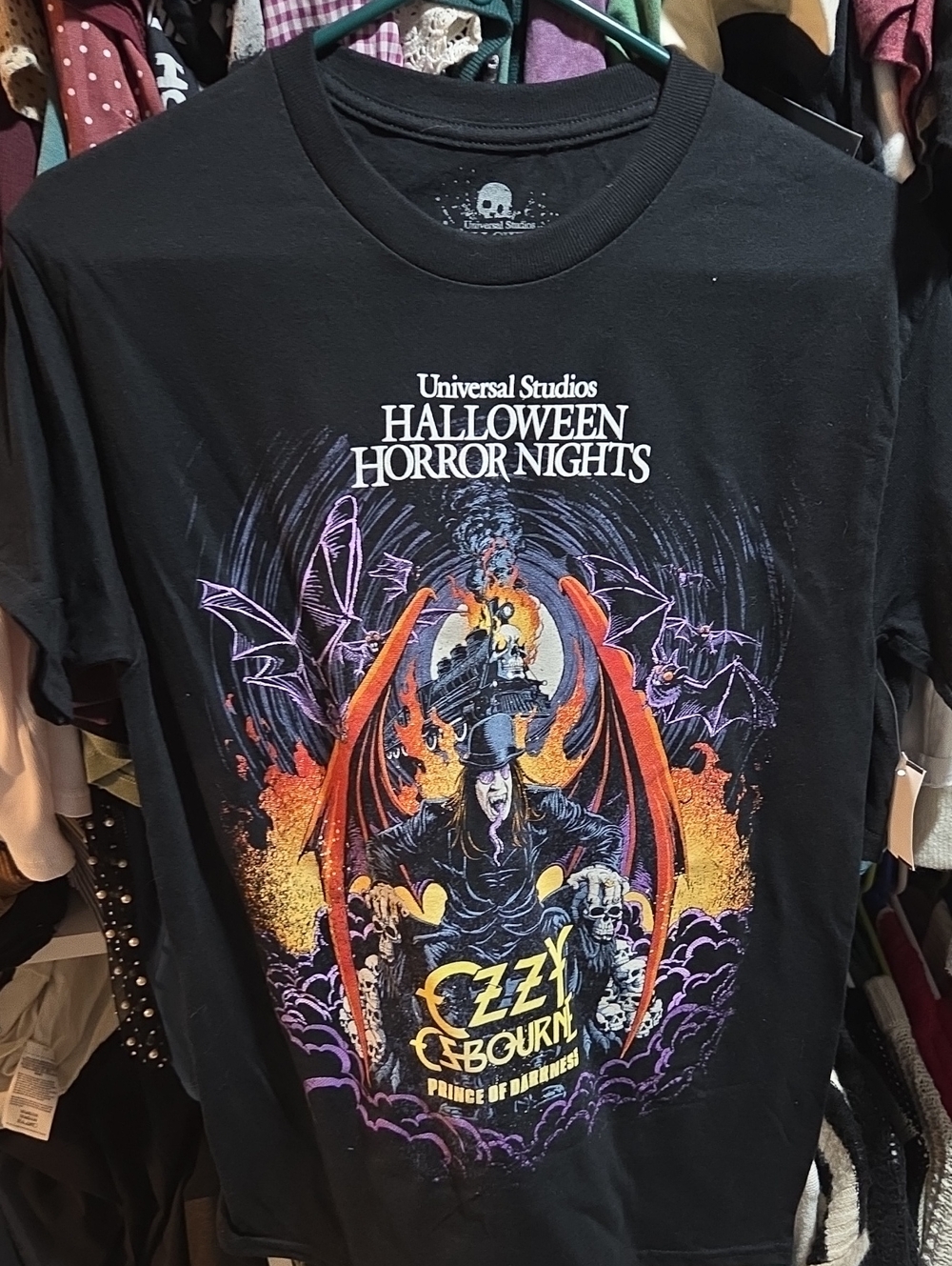 Universal Studios Halloween Horror Nights HHN Ozzy Osbourne Graphic Tee